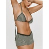 image:imageMakeMeChic Womens Bikini with Shorts Boyshort Bikini Set Halter Tie Backless Y2K Cute SwimsuitsArmy Green
