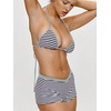 image:imageMakeMeChic Womens Bikini with Shorts Boyshort Bikini Set Halter Tie Backless Y2K Cute SwimsuitsGrey