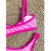 image:imageMakeMeChic Womens Micro Thong Bikini High Waisted Bikini Set Cheeky Swimsuit Bathing Suit SwimwearPink