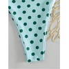 image:imageMakeMeChic Womens Polka Dots Bikini Sets Halter Triangle Tie Side 2 Piece Bathing SuitsMint Green