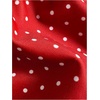 image:imageMakeMeChic Womens Polka Dots Lace Bikini Sets Triangle Halter Thong Cute 2 Piece SwimsuitRed