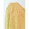 image:imageMAKEMECHIC Womens 3 Piece Summer Bathing Suit Floral Lace Seashell Triangle Bikini Sets with Beach SarongsPale Yellow