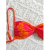 image:imageMakeMeChic Womens Floral Bikini Set Twist Tie Back High Cut Two Piece Bathing SuitsMulticolor