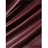 image:imageMAKEMECHIC Womens PU Leather Halter Crop Tops Backless Button Down Vest WaistcoatBurgundy