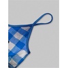 image:imageMAKEMECHIC Womens Plaid Cat Print Camisole Crop Tops Spaghetti Strap Sleeveless Cute Top Y2KBlue