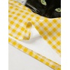 image:imageMAKEMECHIC Womens Plaid Cat Print Camisole Crop Tops Spaghetti Strap Sleeveless Cute Top Y2KYellow