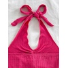 image:imageMakeMeChic Womens Backless Halter Tank Top Twist Sexy Cute Summer Going Out TopsRed Violet