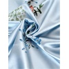 image:imageMakeMeChic Womens Floral Satin Wrap Camisole V Neck Ruched Spaghetti Strap Dressy Elegant TopsBlue