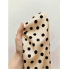 image:imageMakeMeChic Womens Polka Dots One Shoulder Tank Tops Sleeveless Fitted Y2K Summer Top with ScarfApricot