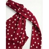 image:imageMakeMeChic Womens Polka Dots One Shoulder Tank Tops Sleeveless Fitted Y2K Summer Top with ScarfRed