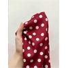 image:imageMakeMeChic Womens Polka Dots One Shoulder Tank Tops Sleeveless Fitted Y2K Summer Top with ScarfRed
