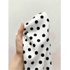 image:imageMakeMeChic Womens Polka Dots One Shoulder Tank Tops Sleeveless Fitted Y2K Summer Top with ScarfWhite