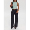 image:imageMakeMeChic Womens Sparkly Sequin Tops Y2k Going Out Rave Top Sleeveless Crop Tank TopsMint Green