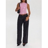 image:imageMakeMeChic Womens Sparkly Sequin Tops Y2k Going Out Rave Top Sleeveless Crop Tank TopsPink
