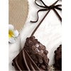 image:imageMakeMeChic Womens Summer Sequin Halter Crop Tank Top Y2k Sparkly Draped Backless Going Out TopsCoffee Brown