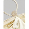 image:imageMakeMeChic Womens Y2k Halter Tops Backless Mesh Seashell Ruched Ruffle Summer Going Out TopApricot