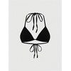 image:imageMakeMeChic Womens Y2k Tie Backless Halter Crop Tops Rivet Studded Sleeveless Party Club TopBlack
