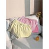 image:imageMakeMeChic Womens 2 Pack Linen Shorts Striped Gingham Summer Beach Pajama Boxer ShortsPink Yellow