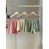 image:imageMakeMeChic Womens 3 Pack Linen Shorts Plaid Gingham Striped Summer Beach ShortsBmulticolor