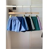 image:imageMakeMeChic Womens 3 Pack Striped Track Shorts Y2k Elastic Waist Sports Sweat ShortsMulticolor