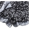 image:imageMakeMeChic Womens Boho Casual Mini Shorts Cute Floral Ruffle Skorts High Waisted Flowy Skirts Summer Vacation ShortsBlack a