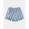 image:imageMakeMeChic Womens Boho Casual Mini Shorts Cute Floral Ruffle Skorts High Waisted Flowy Skirts Summer Vacation ShortsMulti Blue