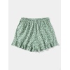 image:imageMakeMeChic Womens Boho Casual Mini Shorts Cute Floral Ruffle Skorts High Waisted Flowy Skirts Summer Vacation ShortsMulti Green