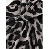 image:imageMakeMeChic Womens Cheetah Print Shorts Wrap Front Twist High Waist Zip Y2k Skorts ShortsGrey