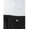 image:imageMakeMeChic Womens Lace Trim Mini Shorts Zip Fly High Waisted Wide Leg Fall Y2K Micro ShortsBlack
