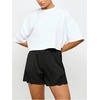 image:imageMakeMeChic Womens Satin Lace Shorts Y2k Mini Boxers Slip Shorts Lounge Bottoms StreetwearBlack