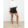 image:imageMakeMeChic Womens Satin Lace Shorts Y2k Mini Boxers Slip Shorts Lounge Bottoms StreetwearBlack
