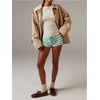 image:imageMakeMeChic Womens Striped Micro Shorts Low Rise Y2K Summer Cute Booty ShortsLight Green