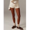 image:imageMakeMeChic Womens Striped Micro Shorts Low Rise Y2K Summer Cute Booty ShortsSolid Apricot
