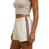 image:imageMakeMeChic Womens Striped Summer Shorts Workout Running Shorts Mini Micro Sweat Track Shorts Gym Athletic WearApricot