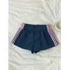 image:imageMakeMeChic Womens Striped Summer Shorts Workout Running Shorts Mini Micro Sweat Track Shorts Gym Athletic WearDark Blue