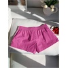image:imageMakeMeChic Womens Striped Summer Shorts Workout Running Shorts Mini Micro Sweat Track Shorts Gym Athletic WearHot Pink