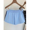 image:imageMakeMeChic Womens Striped Summer Shorts Workout Running Shorts Mini Micro Sweat Track Shorts Gym Athletic WearLight Blue