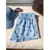 image:imageMakeMeChic Womens Striped Summer Shorts Workout Running Shorts Mini Micro Sweat Track Shorts Gym Athletic WearLight Blue Polka Dots