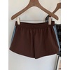 image:imageMakeMeChic Womens Striped Summer Shorts Workout Running Shorts Mini Micro Sweat Track Shorts Gym Athletic WearMulticolor