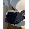 image:imageMakeMeChic Womens Striped Summer Shorts Workout Running Shorts Mini Micro Sweat Track Shorts Gym Athletic WearRoyal Blue