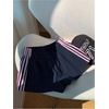 image:imageMakeMeChic Womens Striped Summer Shorts Workout Running Shorts Mini Micro Sweat Track Shorts Gym Athletic WearRoyal Blue