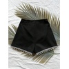 image:imageMakeMeChic Womens Summer Boho Mini Skirt Skorts Wrap Tie Knot Fringe Vacation ShortsBlack