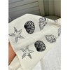 image:imageMakeMeChic Womens Summer Shorts Starfish High Elastic Waist Casual Beach ShortsWhite