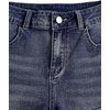 image:imageMakeMeChic Womens Y2K Summer Star Print Drop Low Rise Denim Shorts JeansDark Wash 1