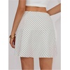 image:imageMakeMeChic Womens Y2k Polka Dots Mini Skirt Low Waist Wrap Ruffle A Line SkirtsApricot