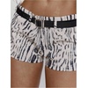 image:imageMakeMeChic Womens Zebra Striped Mini Shorts Leather Low Rise Y2K Party Micro ShortsMulticolor