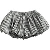 image:imageMakeMeChic Womens Summer Ruffle Micro Mini Shorts Low Rise Gingham Loose Fitting Y2K Bubble ShortsBlack and White