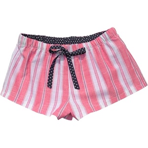 image:imageMakeMeChic Womens Polka Dots Striped Micro Shorts Drawstring Low Rise Cute Y2K Mini ShortsPink