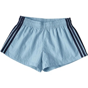 image:imageMakeMeChic Womens Striped Summer Shorts Workout Running Shorts Mini Micro Sweat Track Shorts Gym Athletic WearLight Blue and Dark Blue
