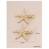 image:imageMAKEMECHIC Womens 23 Pcs Starfish Hair Clips Pearl Barrettes Hairpins Summer Beach Hair Accessories Gold OneSizeGold